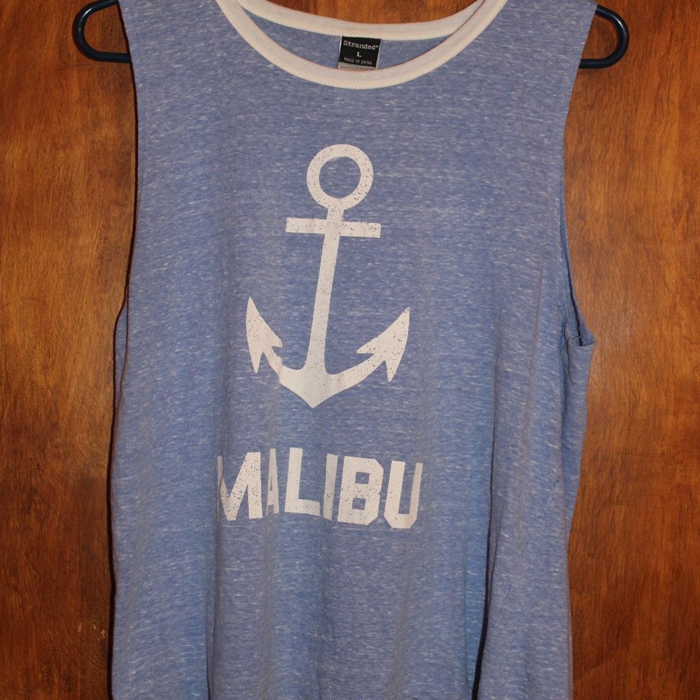 Stranded women's muscle tee